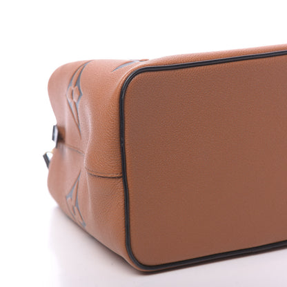Louis Vuitton Empreinte Monogram Giant Crafty Neonoe MM Caramel Black 8 of 10