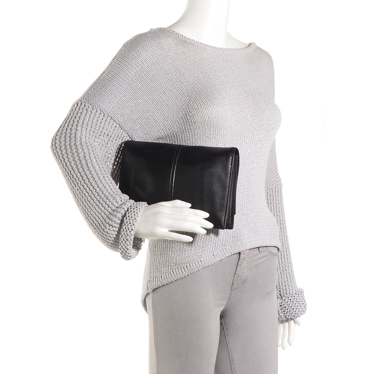 Vitello My Own Code Flap Clutch Black