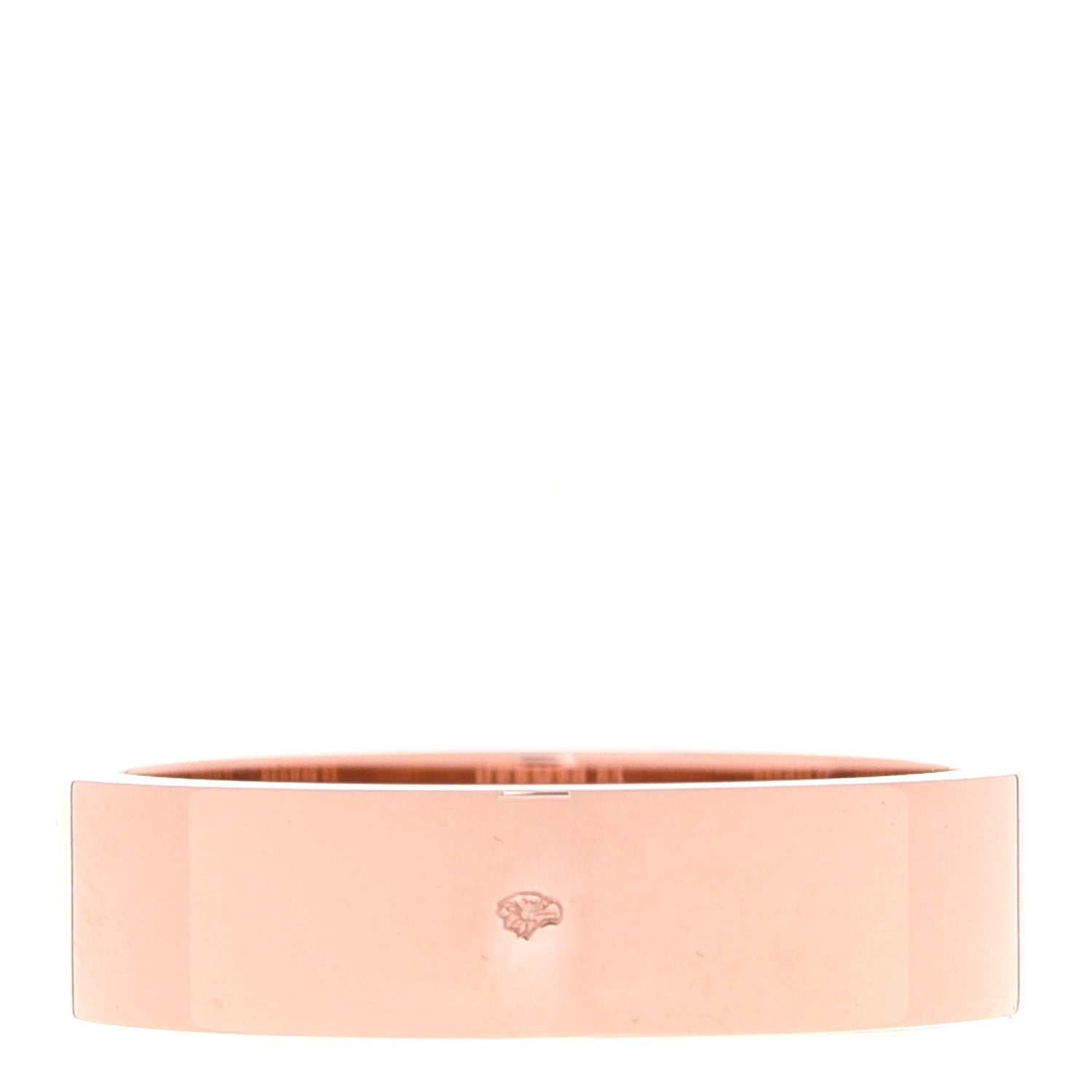 Hermes 18K Rose Gold Diamond PM Kelly Ring 53 6.25 3 of 5