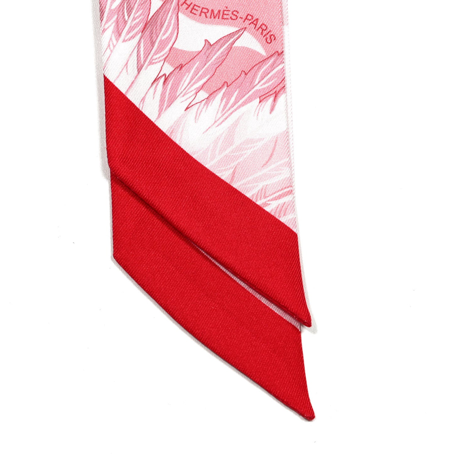 Silk Cheval Phoenix Twilly Grenadine Rose Gris