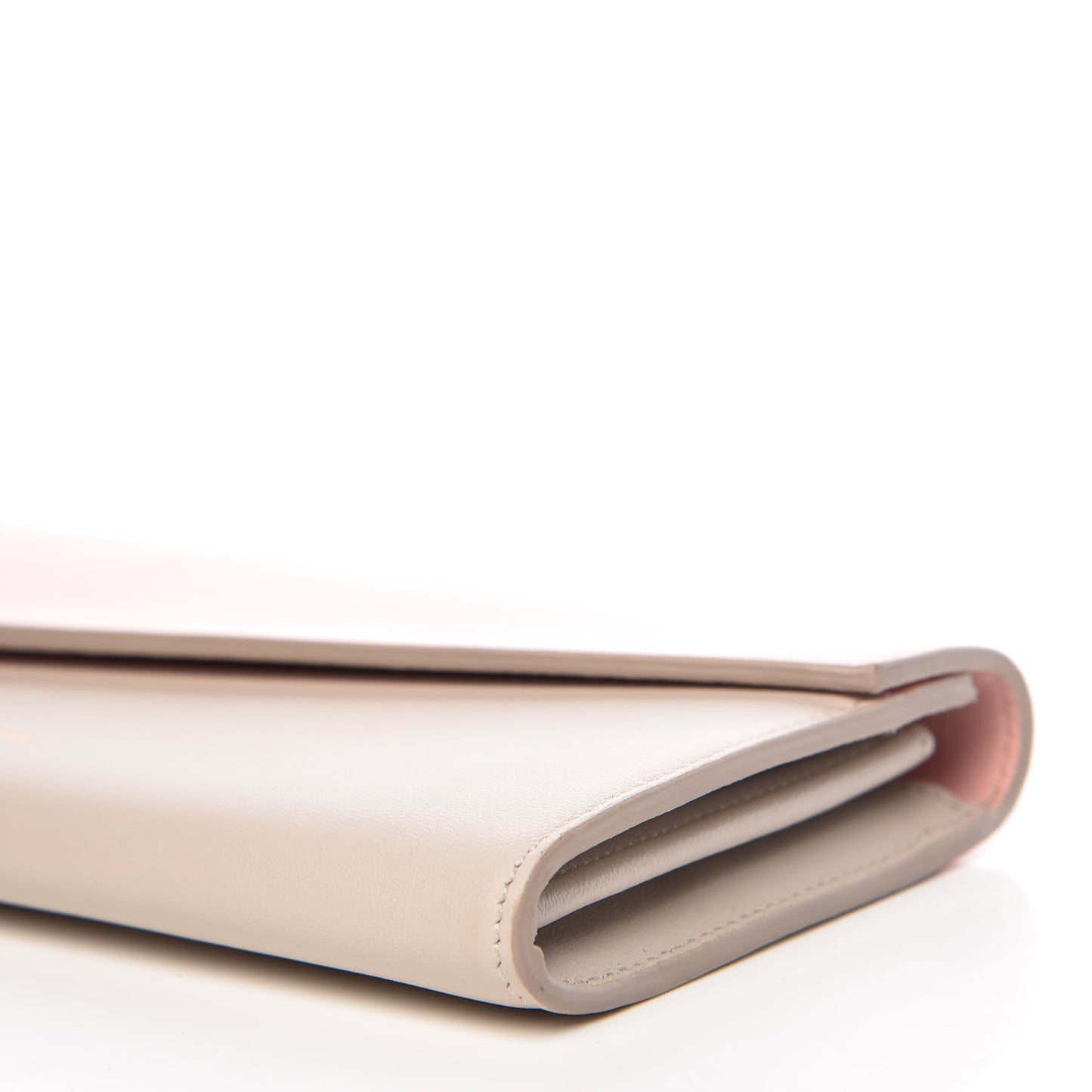Lambskin Large Diagonal Multifunction Flap Wallet Pink Desert
