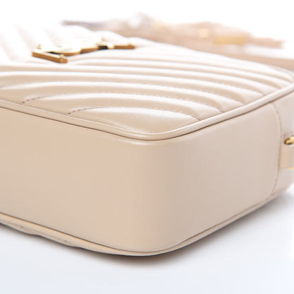 Saint Laurent Calfskin Matelasse Monogram Lou Camera Bag Nude Powder 9 of 9