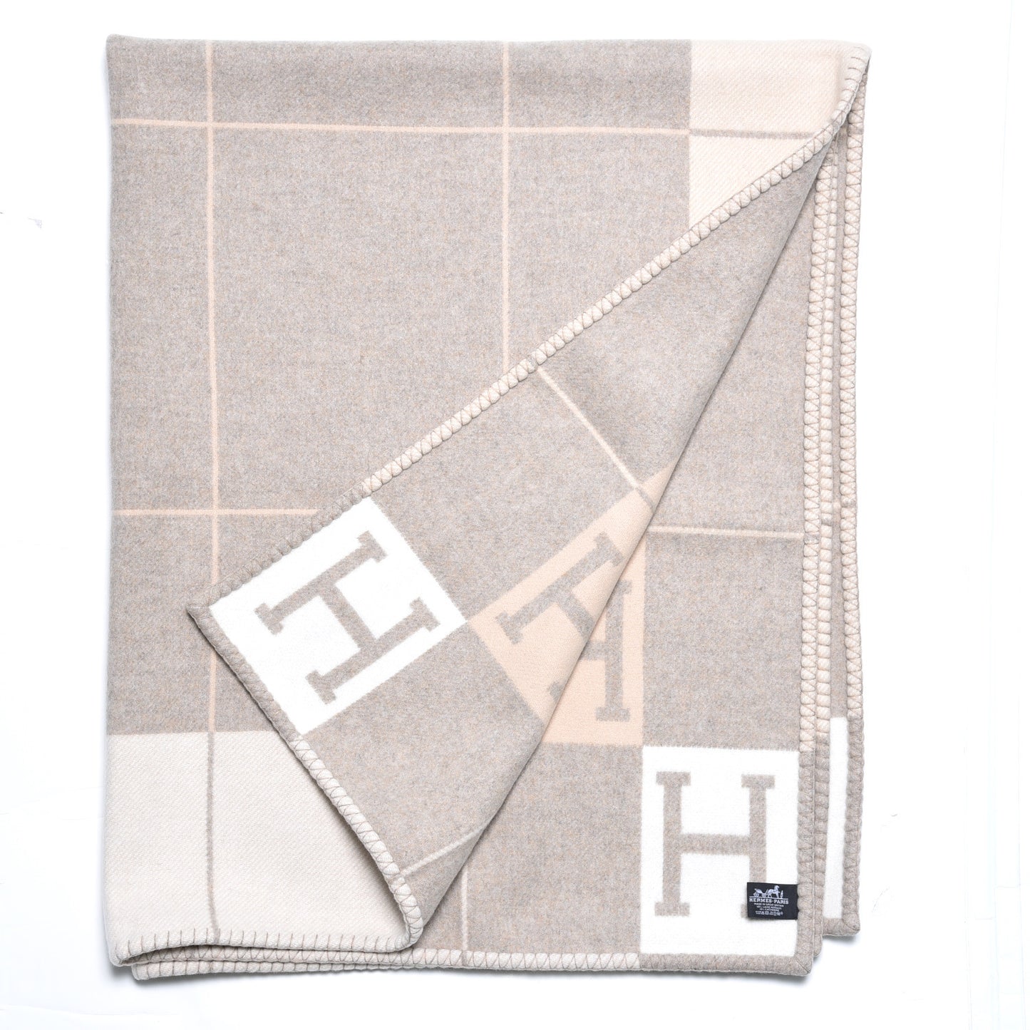 Wool Cashmere Avalon III Blanket Coco Camomille