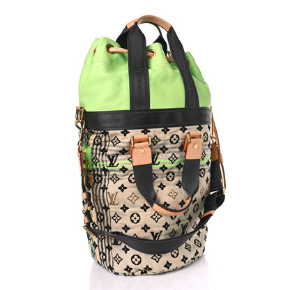 Louis Vuitton Fabric Jacquard Monogram Cheche Gypsy PM Vert 3 of 9