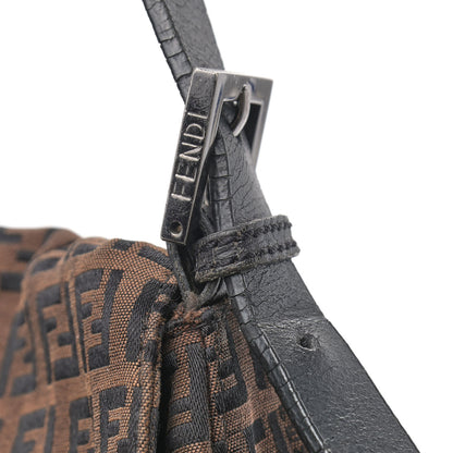 Fendi Zucchino Vitello Mama Baguette Black Moro 9 of 13