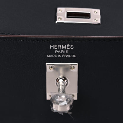 Hermes Swift Colormatic Kelly Retourne 25 Caban Black Chai Gold Etoupe 5 of 9