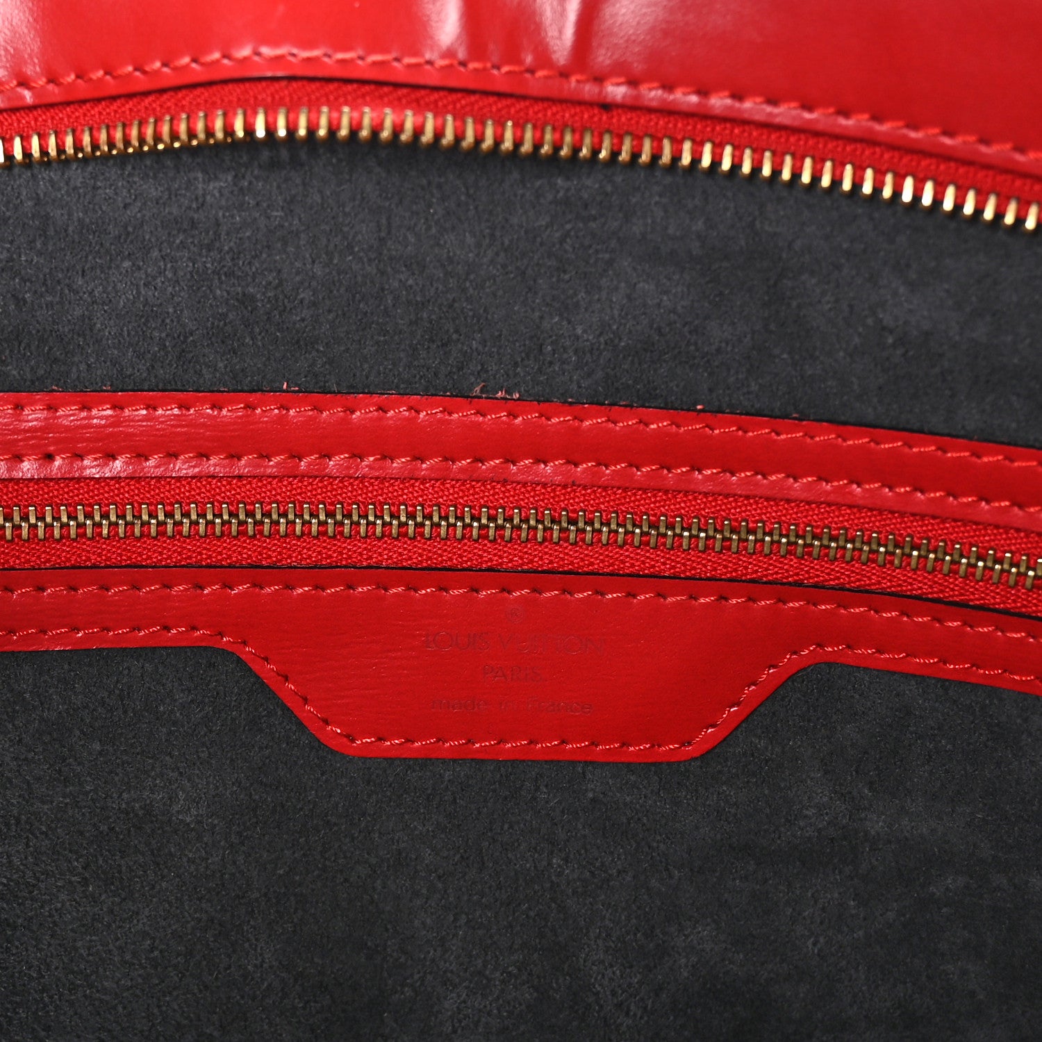 Louis Vuitton Epi Saint Jacques GM Castillan Red 6 of 14