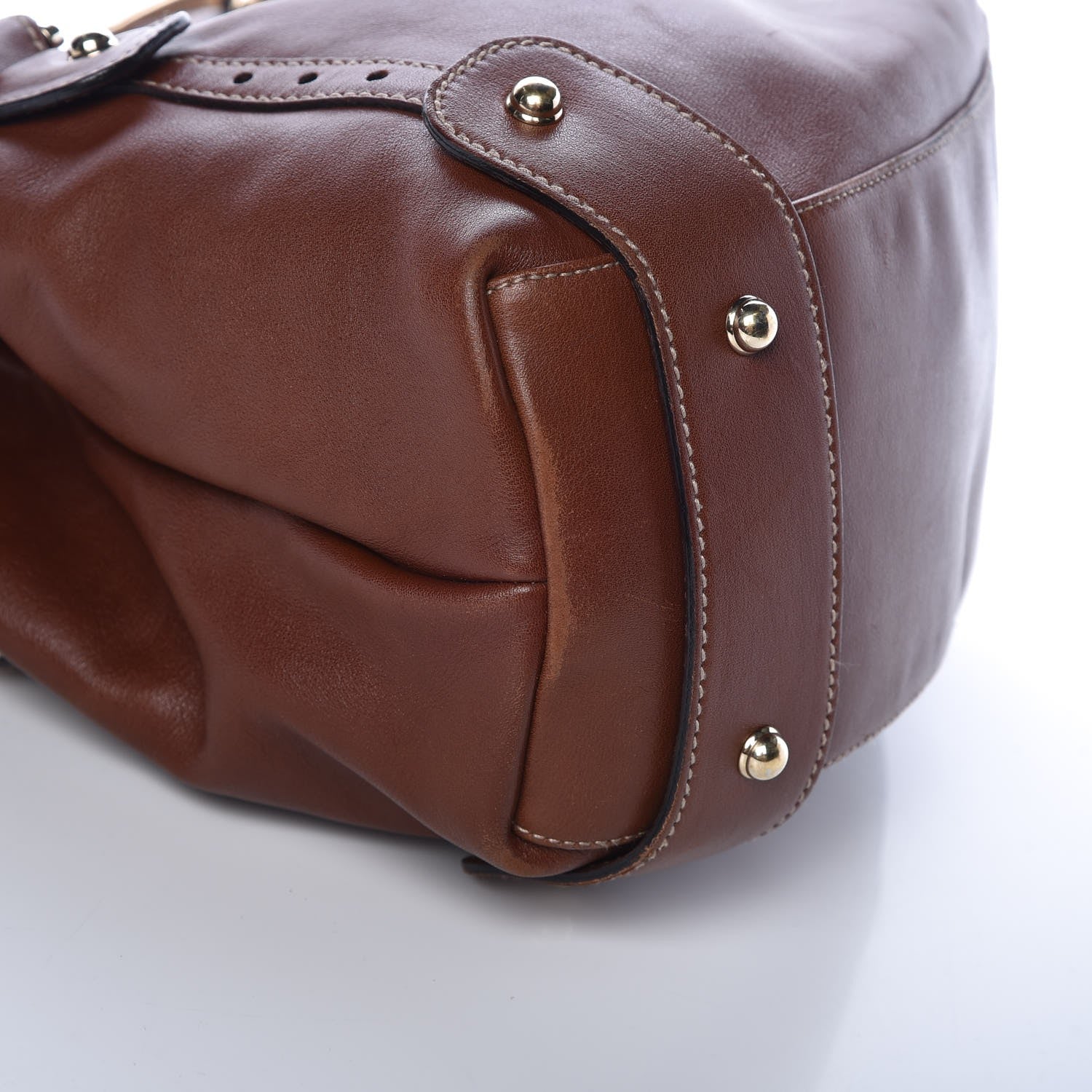 Gucci Calfskin Medium Pelham Shoulder Bag Brown 10 of 11