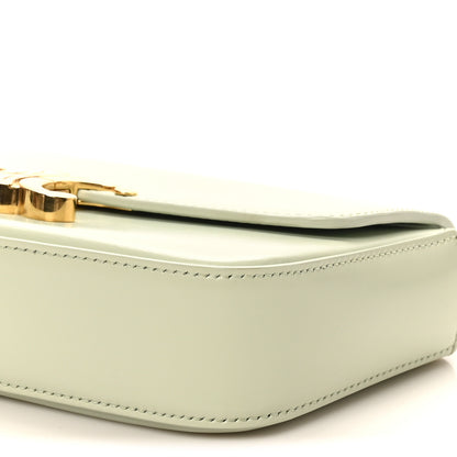 Celine Shiny Calfskin Triomphe Chain Shoulder Bag Jade 8 of 9