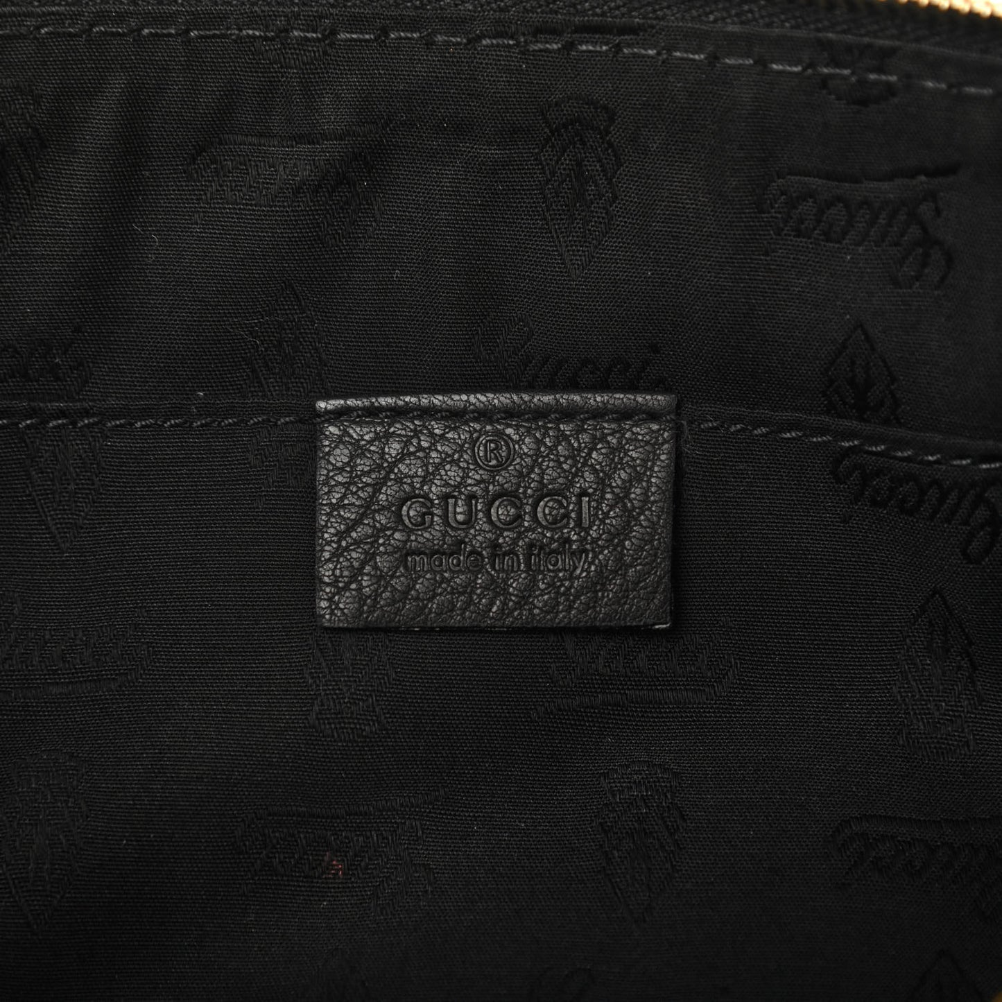 Deerskin Small Sienna Clutch Black