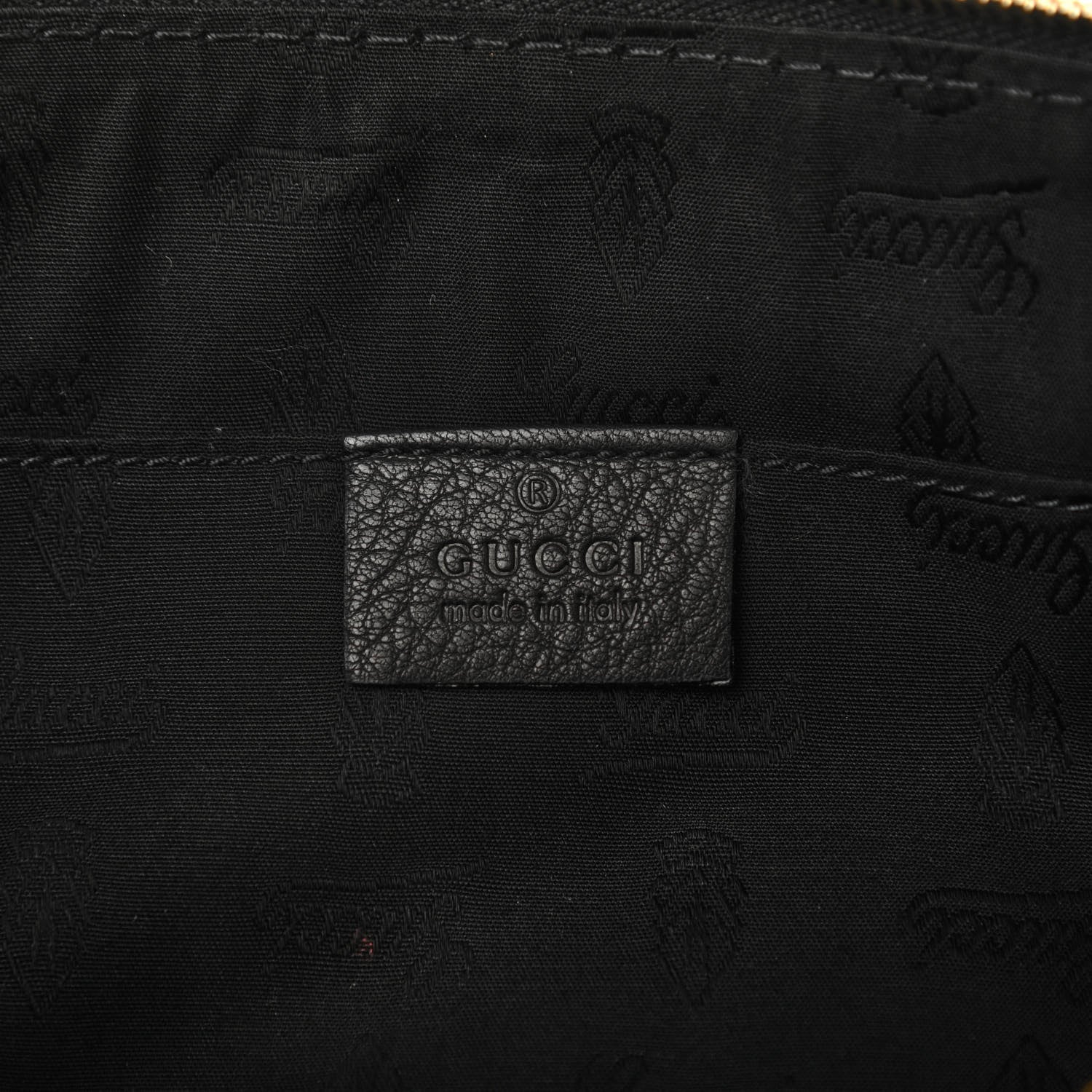 Gucci Deerskin Small Sienna Clutch Black 6 of 8