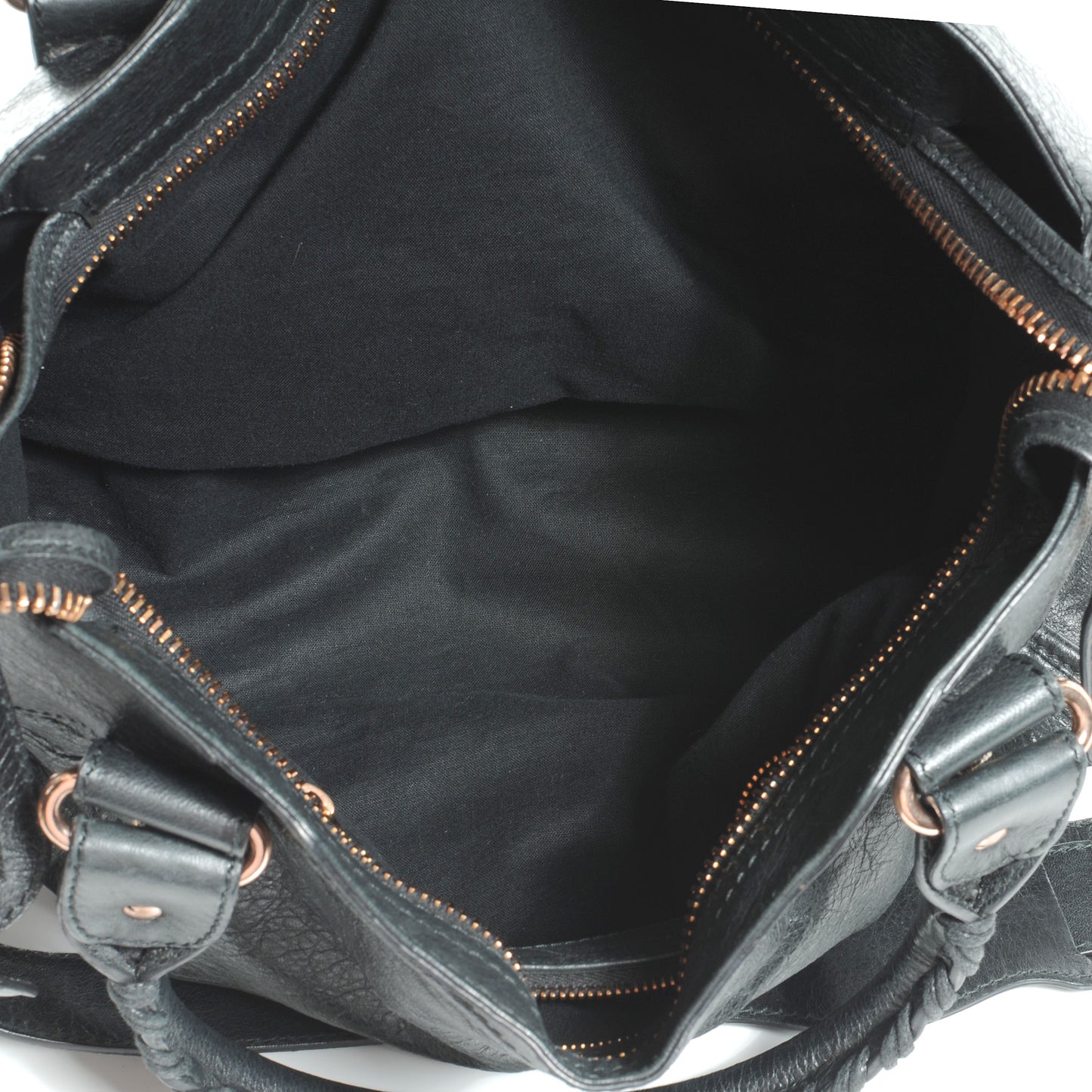 Agneau Giant 21 Rose Gold Hardware City Black