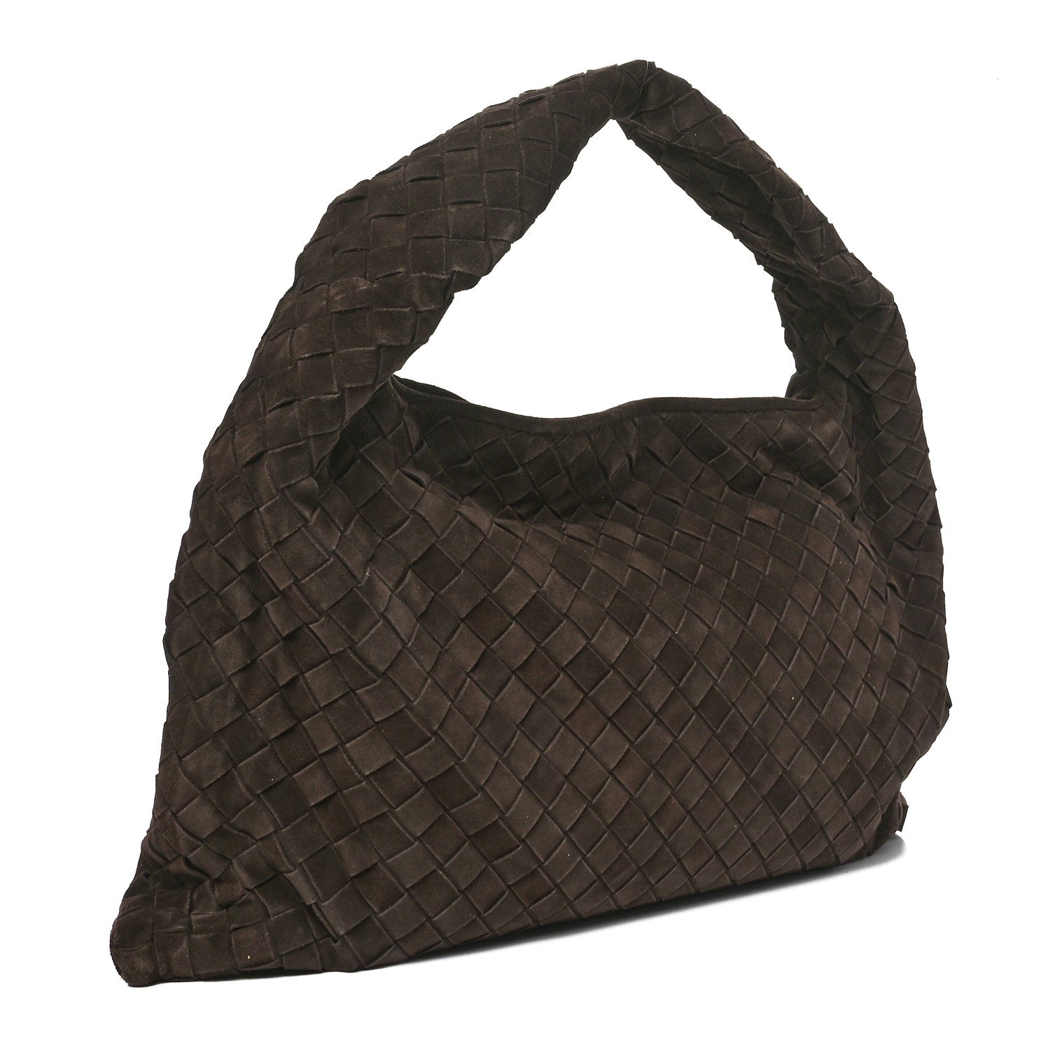 Bottega Veneta Suede Intrecciato Small Hop Fondant 3 of 11