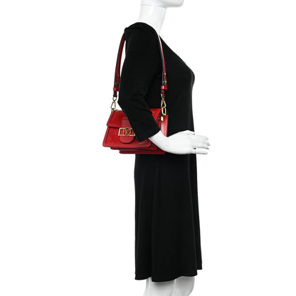 Louis Vuitton Vernis Monogram Dauphine Mini Red 2 of 11