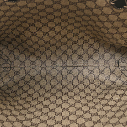 Gucci Calfskin GG Supreme Monogram Medium Reversible Tote Black 8 of 23