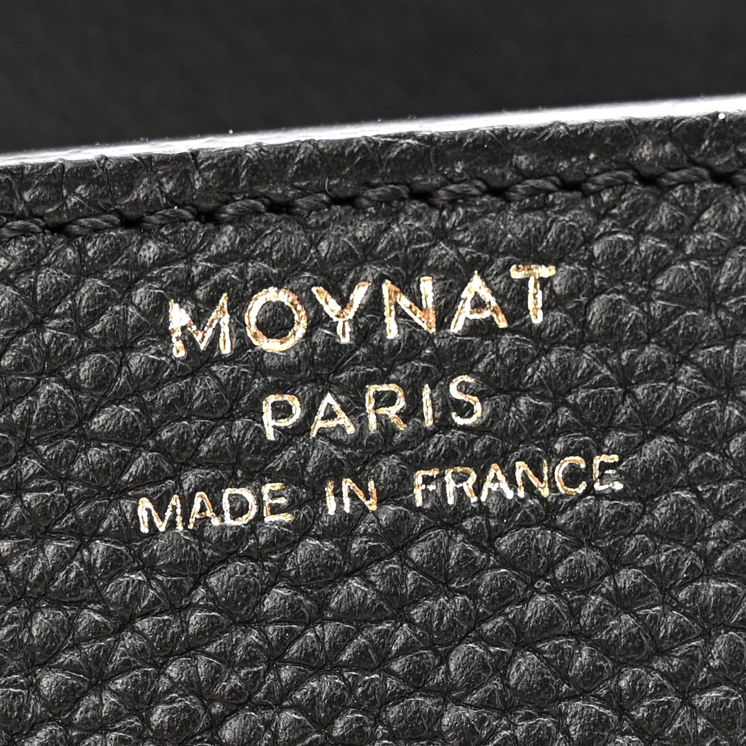 Moynat Taurillon Blush Calfskin Gabby BB Black 6 of 11