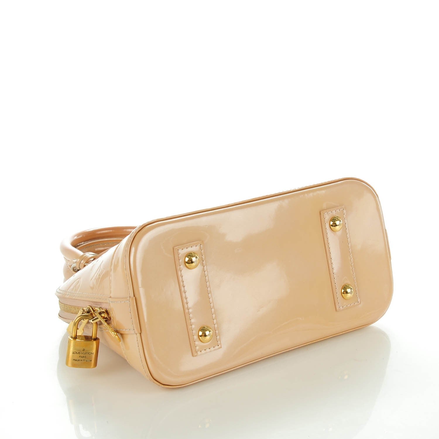 Louis Vuitton Vernis Alma BB Noisette 4 of 7