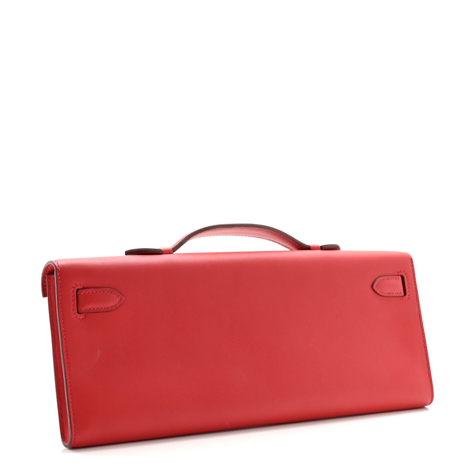Hermes Swift Kelly Cut Clutch Pochette Vermillion 3 of 10