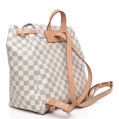 Louis Vuitton Damier Azur Sperone Backpack 2 of 10