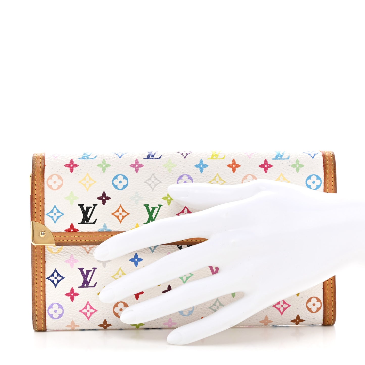 Monogram Multicolor Porte Tresor International Wallet White