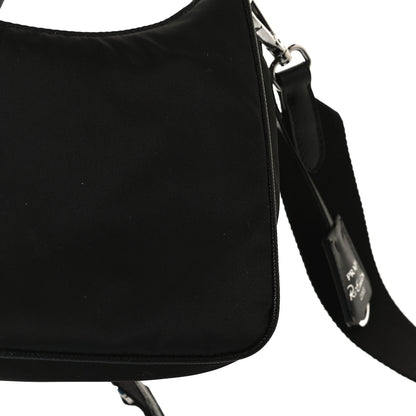 Prada Nylon Re-Edition 2005 Shoulder Bag Black 9 of 17