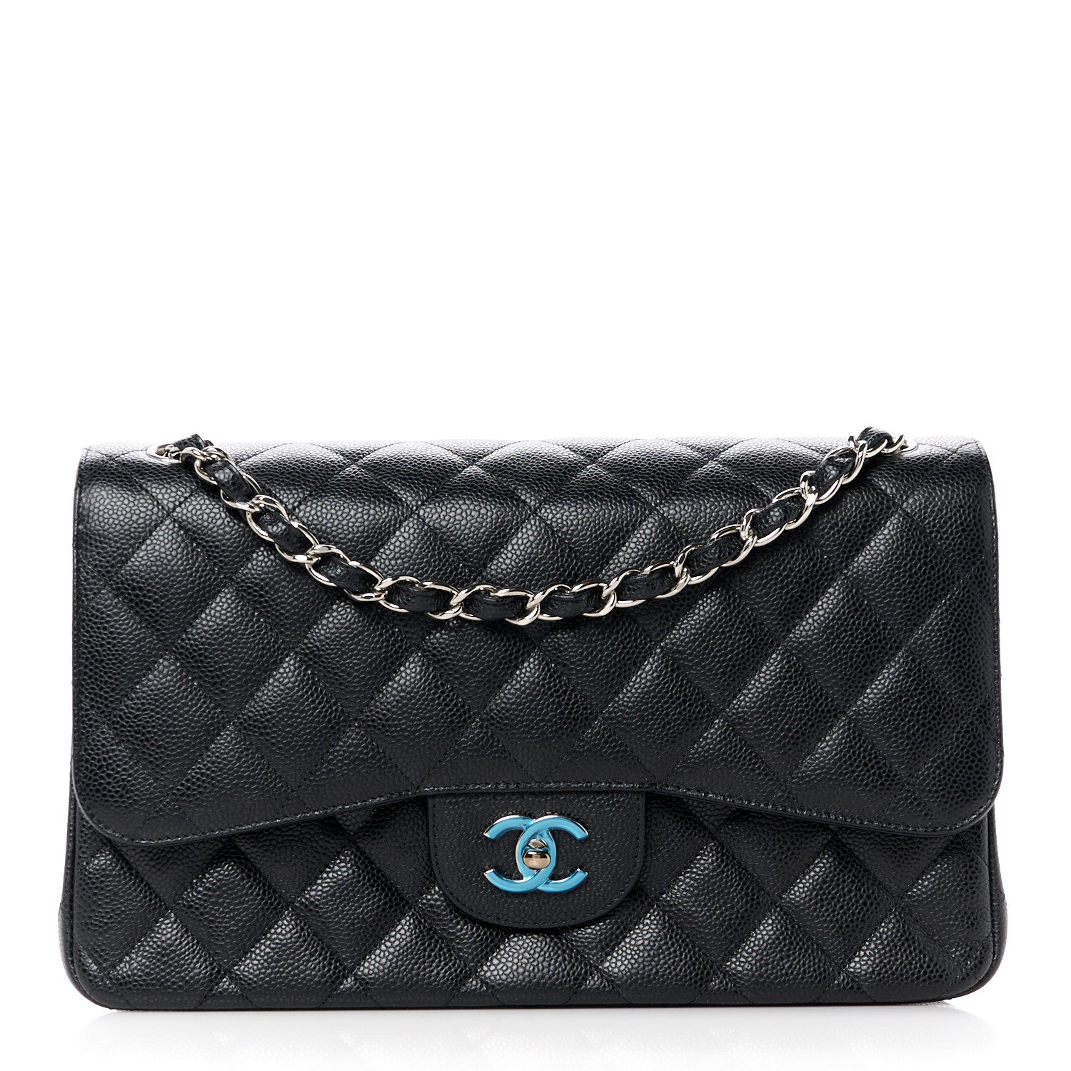 Chanel Caviar Quilted Jumbo Double Flap Black 1 of 11