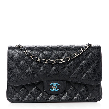 Chanel Caviar Quilted Jumbo Double Flap Black 1 of 11