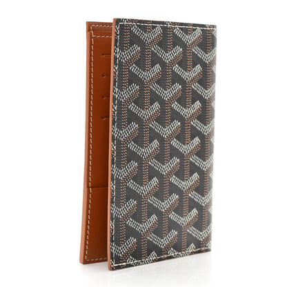 Goyard Goyardine Grenelle Passport Wallet Black Gold 3 of 10