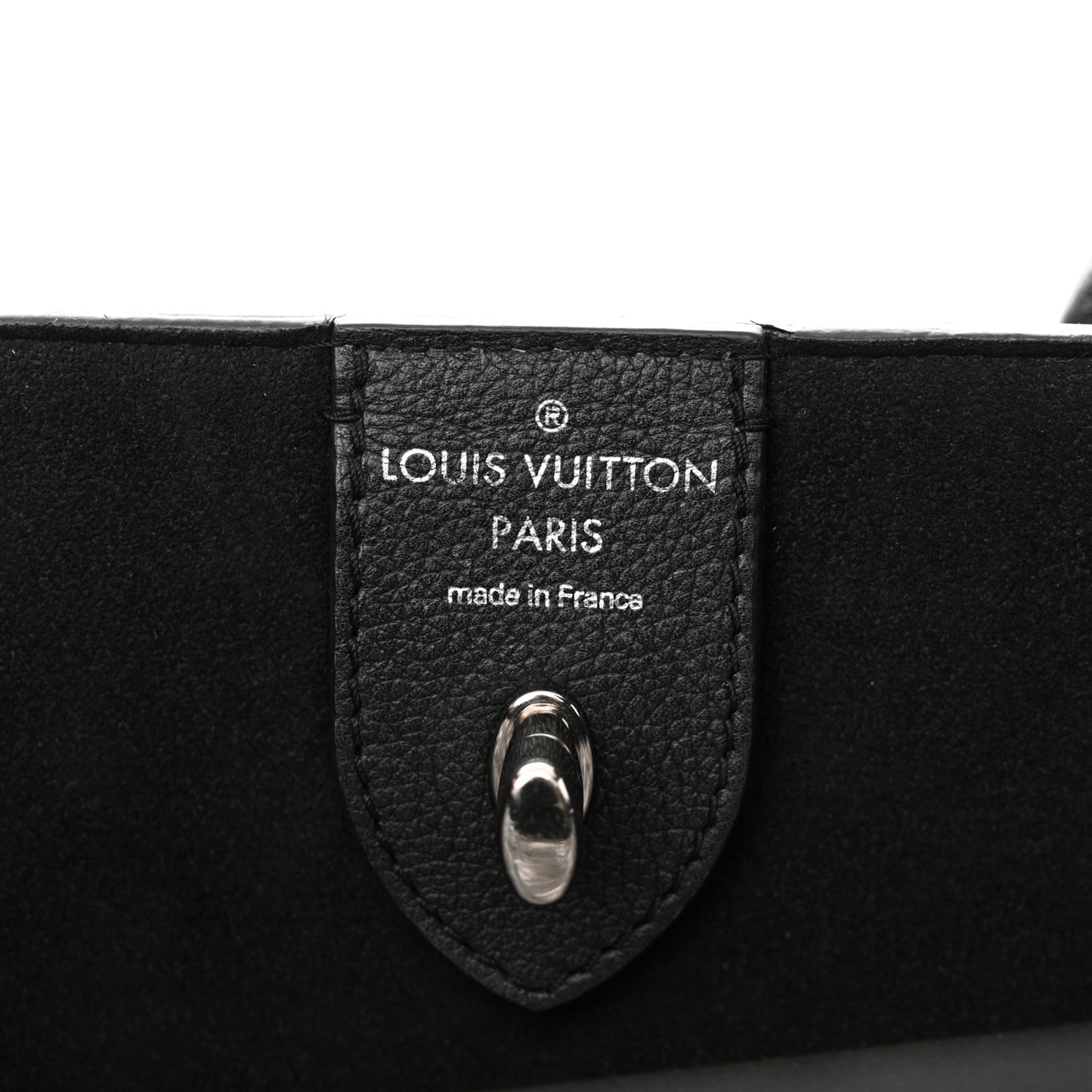 Calfskin Lockme Cabas Black