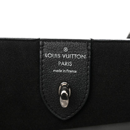 Louis Vuitton Calfskin Lockme Cabas Black 6 of 23