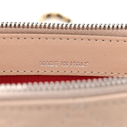 Chanel Aged Calfskin Quilted Small Gabrielle Clutch With Chain Beige Black 8 of 14