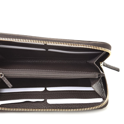 Gucci Dollar Calfskin GG Zip Around Wallet Brown 5 of 8