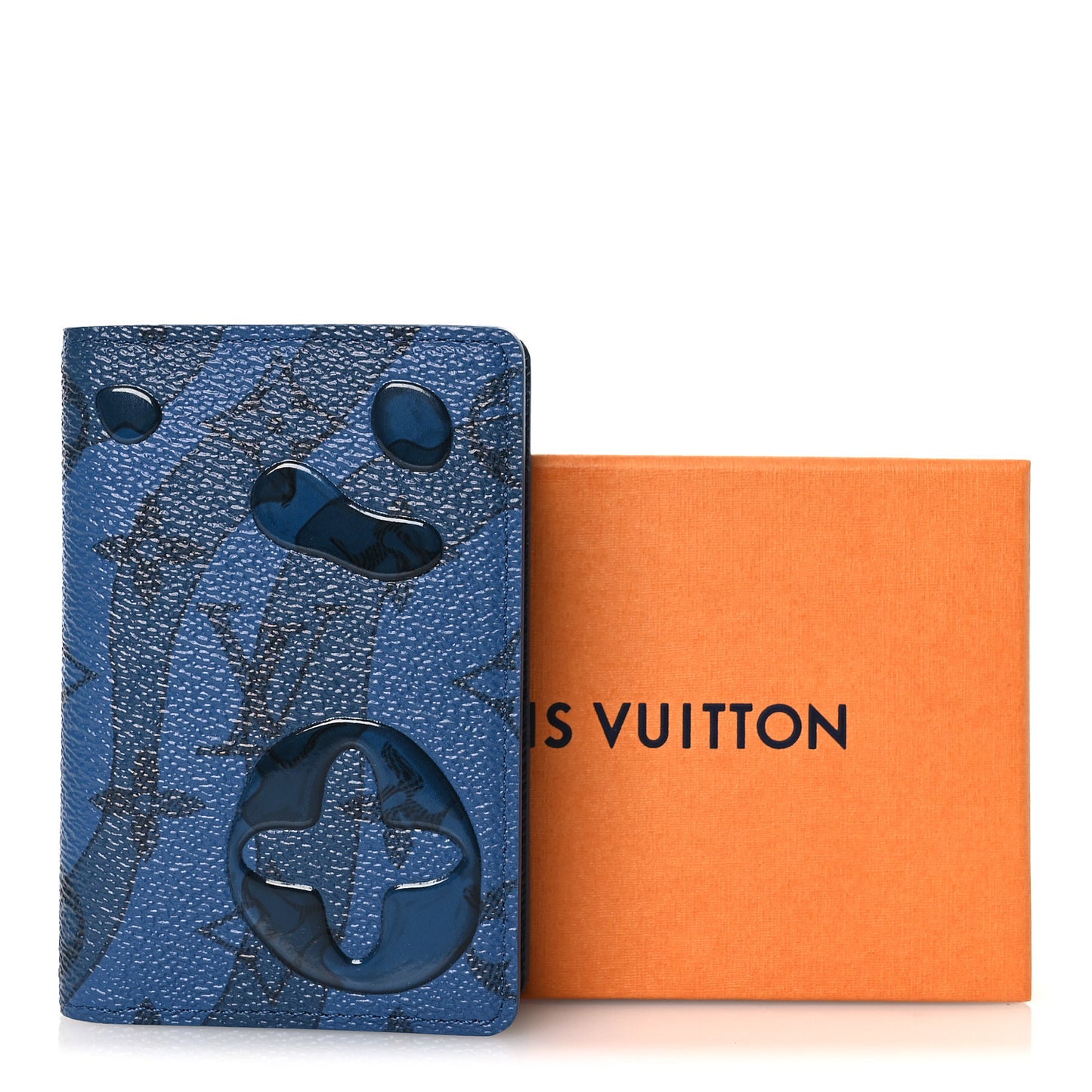 Monogram Aquagarden Pocket Organizer NM Abyss Blue