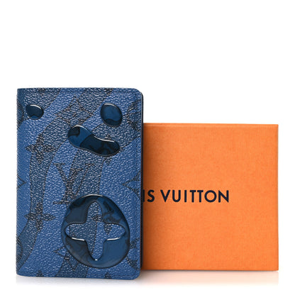 Louis Vuitton Monogram Aquagarden Pocket Organizer NM Abyss Blue 7 of 7