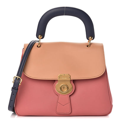 Burberry Trench Calfskin Medium DK88 Top Handle Bag Blossom Pink Pale Clementine 1 of 15