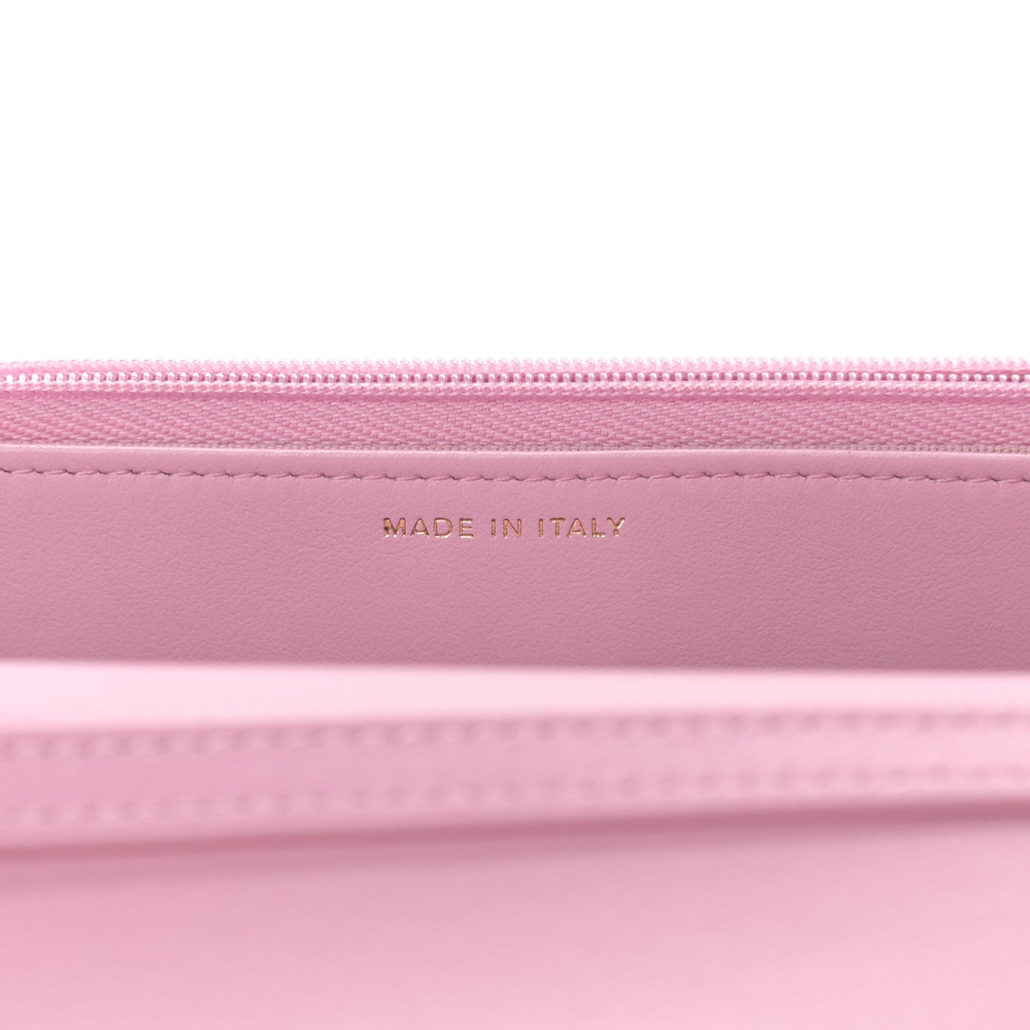 Lambskin Resin Quilted Wallet On Chain WOC Dark Pink