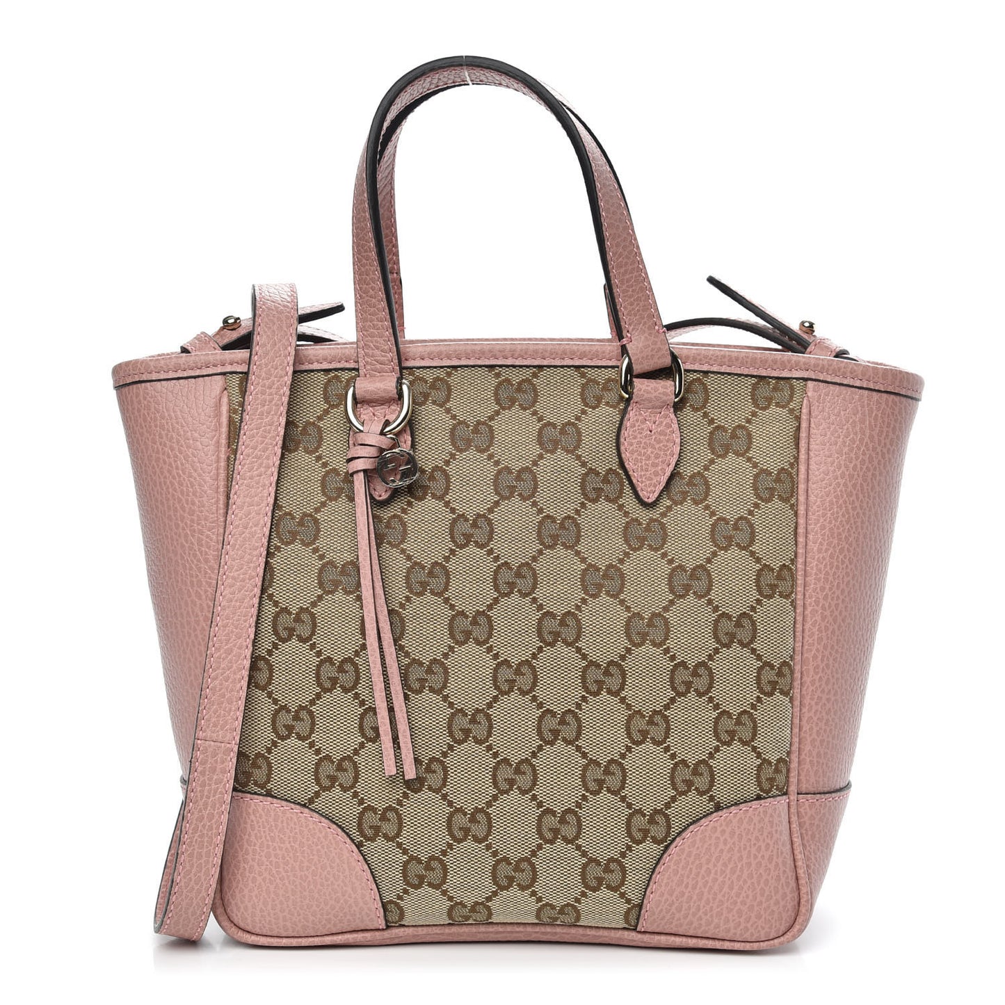Monogram Small Bree Tote Beige Soft Pink