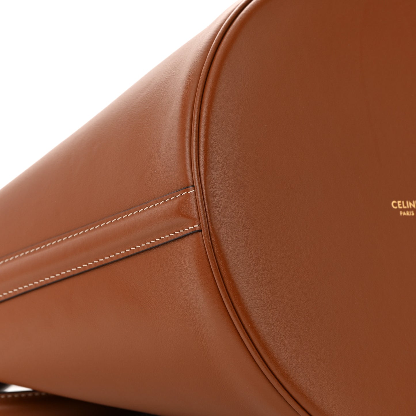 Smooth Calfskin Bucket 16 Bag Tan