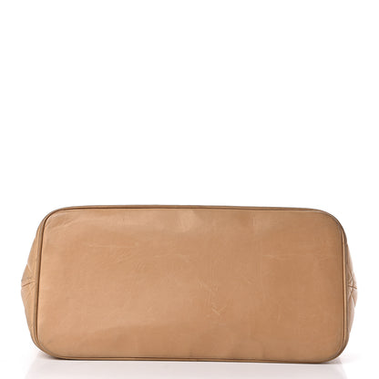 Chanel Lambskin Quilted Medallion Tote Beige 25 of 27