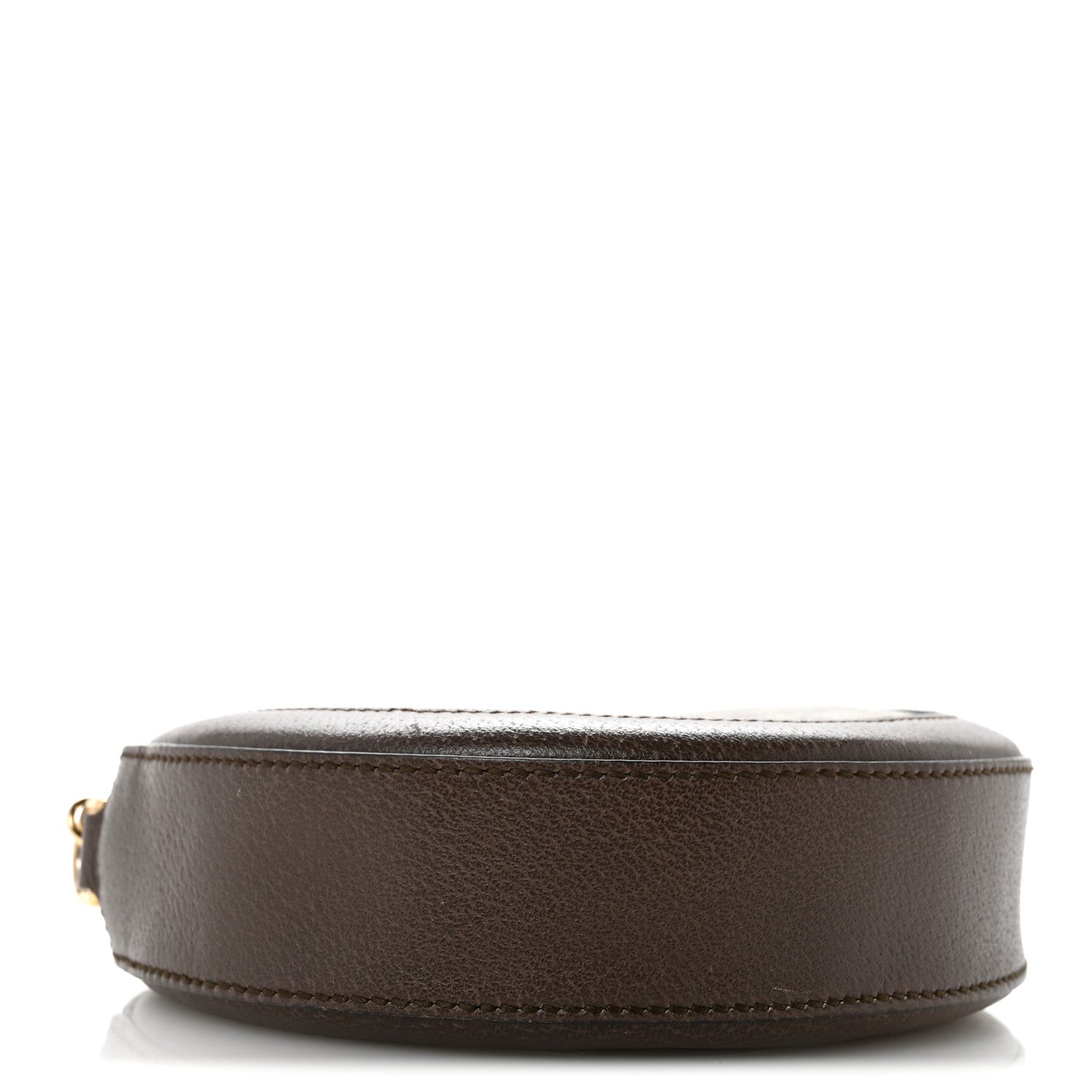 Gucci GG Supreme Monogram Web Mini Ophidia Round Shoulder Bag Brown 4 of 12