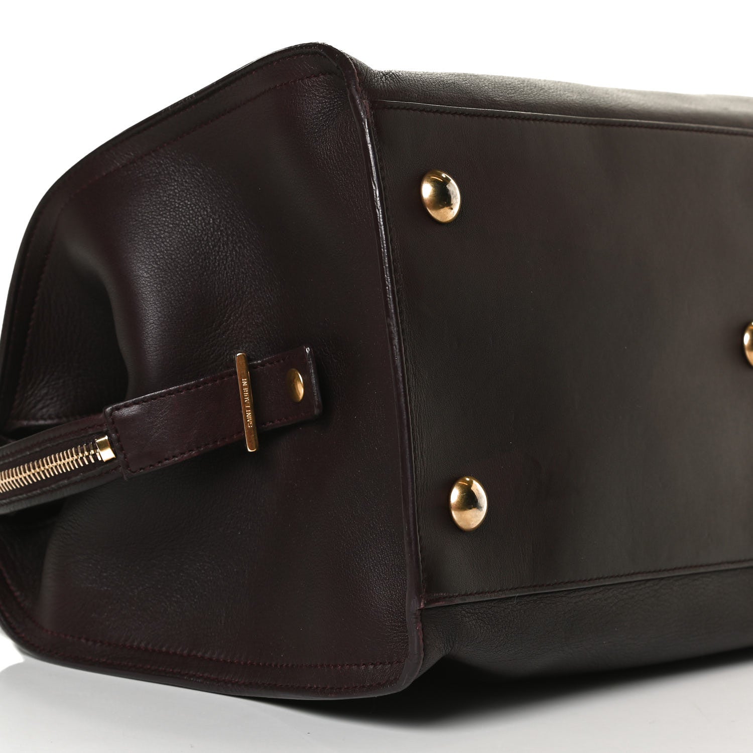 Saint Laurent Calfskin Medium Classic Y Cabas Bordeaux 8 of 18