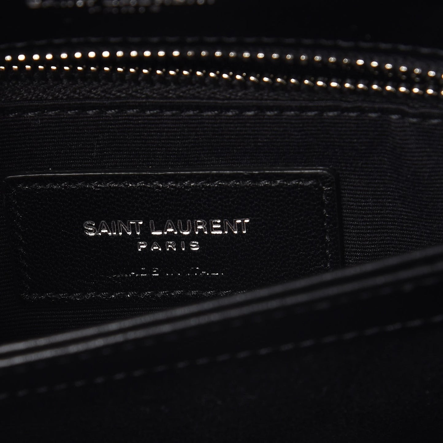 Calfskin Y Quilted Monogram Toy Loulou Crossbody Bag Black