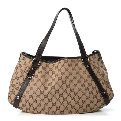 Gucci Monogram Medium Abbey Shoulder Bag Dark Brown 1 of 4