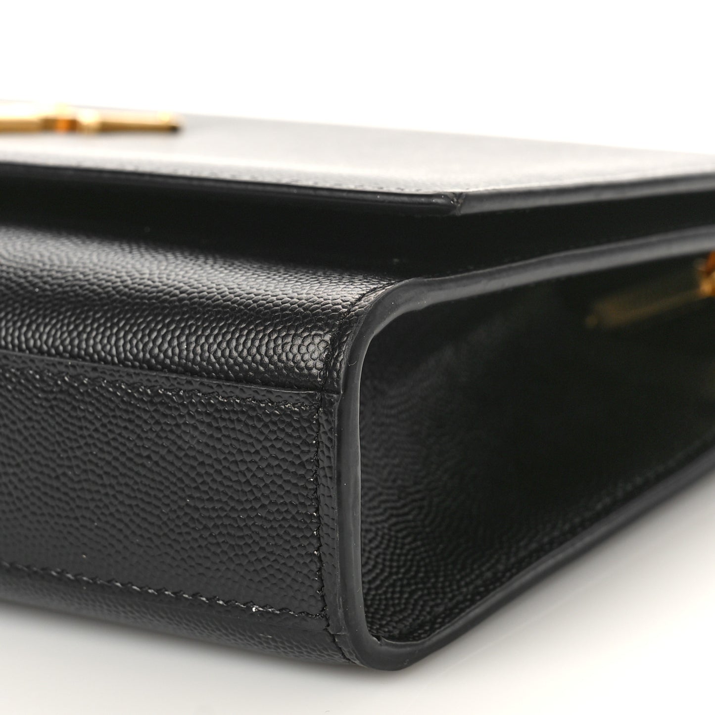 Grain De Poudre Medium Classic Monogram Kate Satchel Black