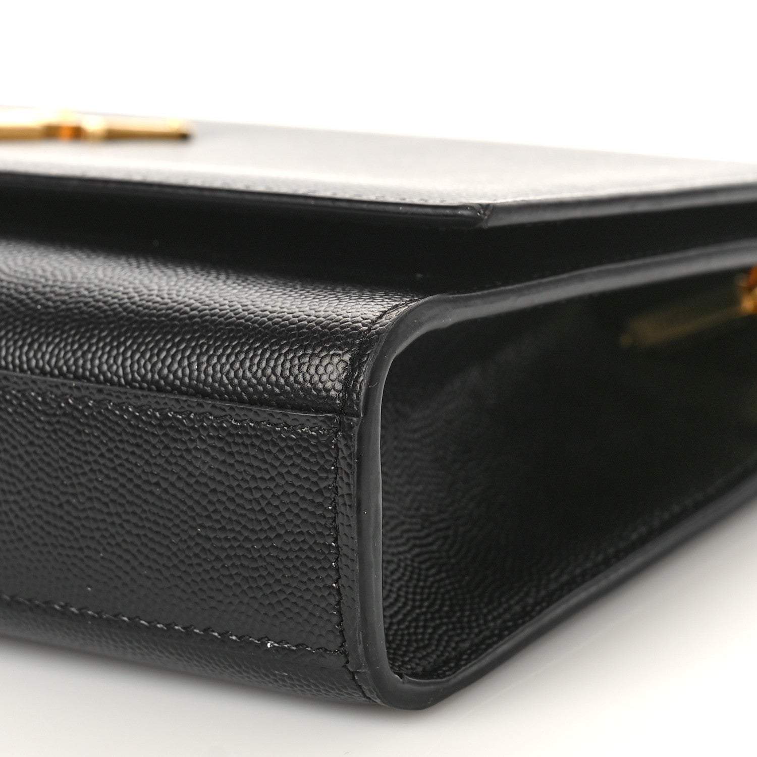 Saint Laurent Grain De Poudre Medium Classic Monogram Kate Satchel Black 8 of 8