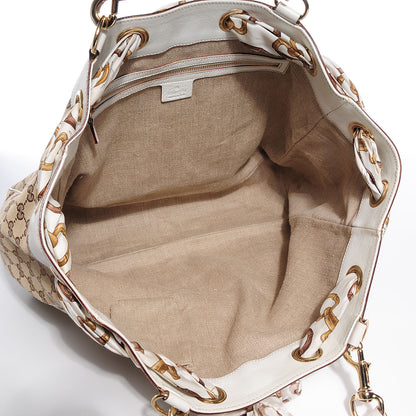 Gucci Monogram Large Positano Tote Off White 5 of 7