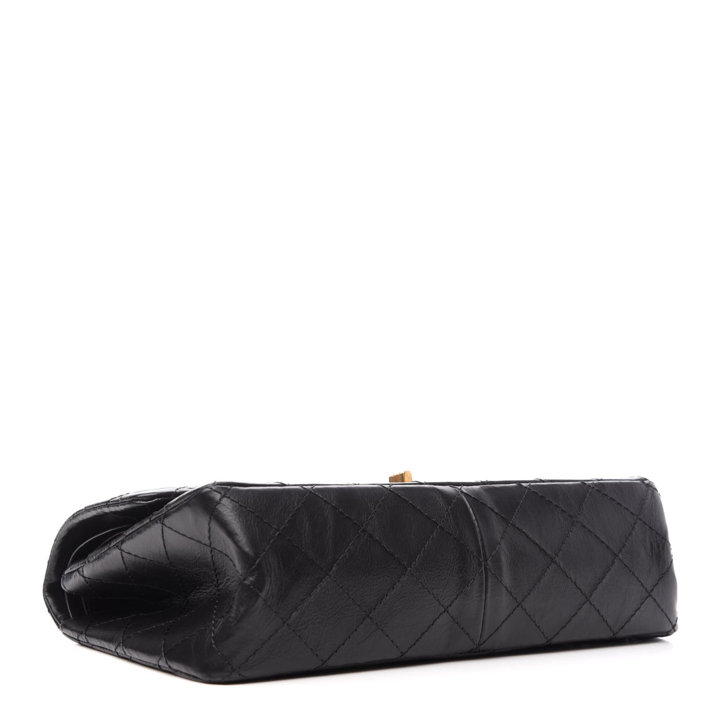 Aged Calfskin Quilted 2.55 Reissue 226 Flap Black