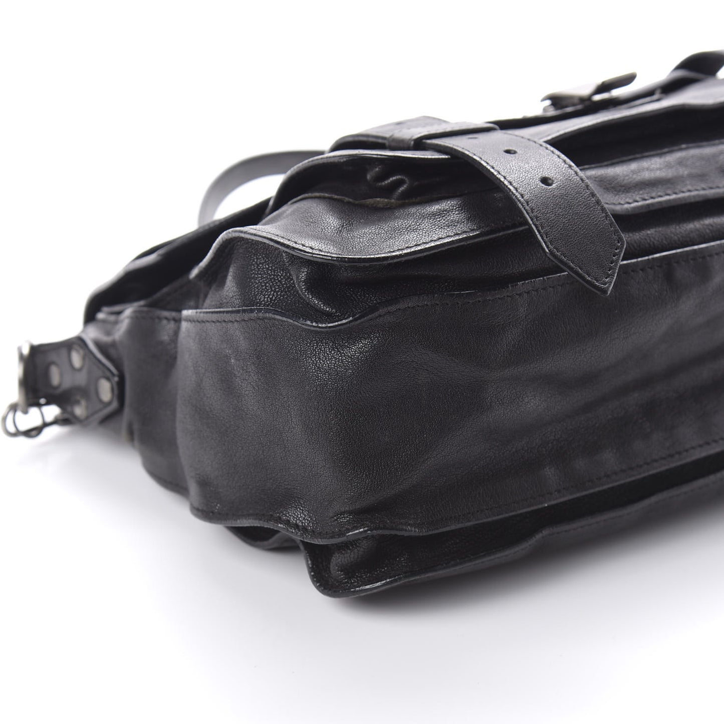 Lambskin Medium PS1 Satchel Black