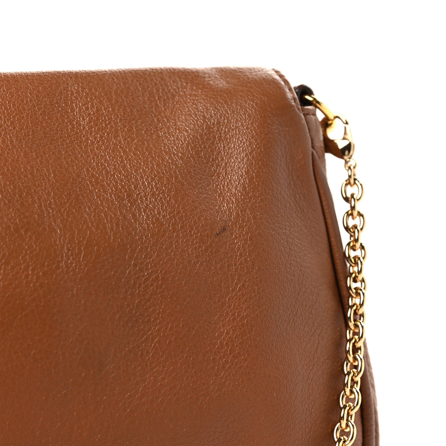 Vitello Flamingo Fendista Pouchette Crossbody Orzo