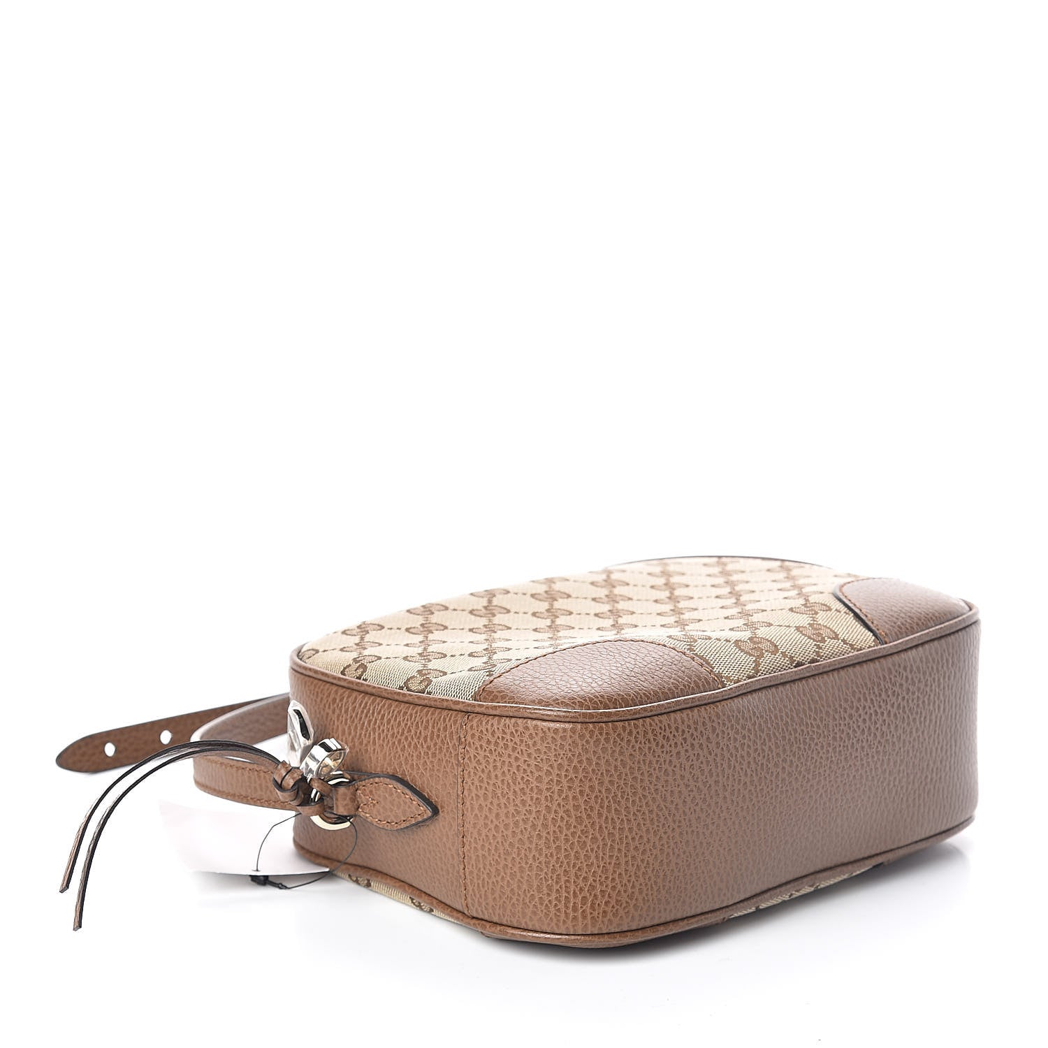 Gucci Monogram Mini Bree Messenger Bag Beige Tabacco 4 of 9